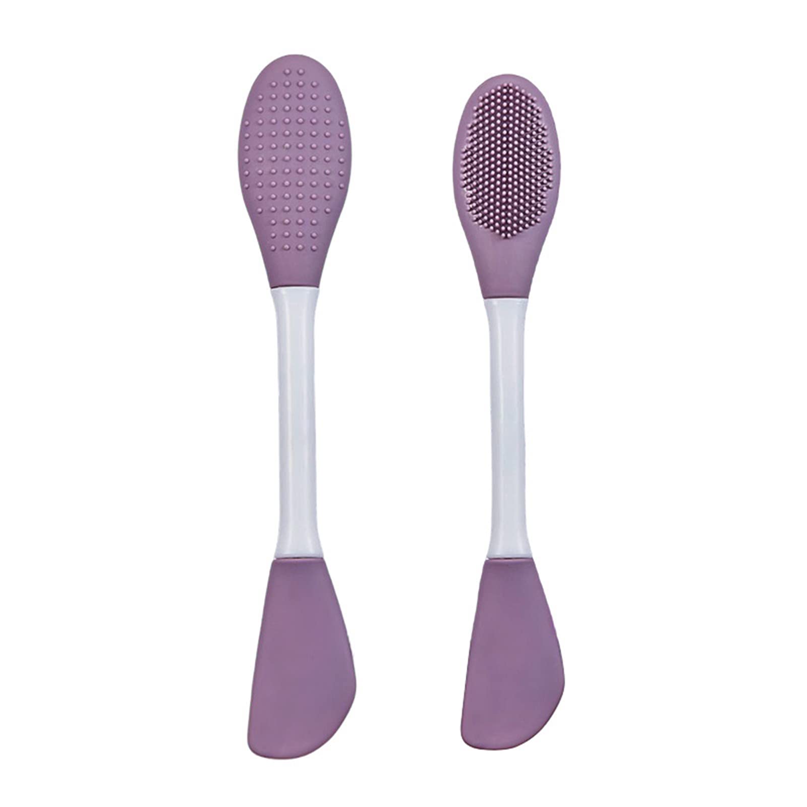 Rumtut Double head silicone facial mask brush, pore cleaning brush, beauty tool