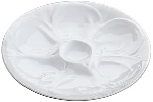 Exquisite White Porcelain Oyster Serving Tray