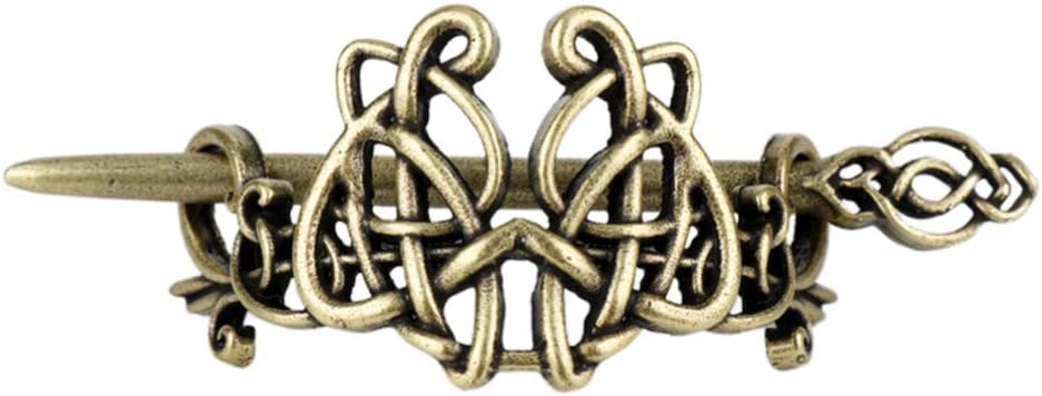 Lurrose 2pcs Viking Hair Clip Viking Hair Sticks Creative Hairpin Vintage Hair Accessories for Long Hair Jewelry Braids Hair Clip With Stick - Image 3