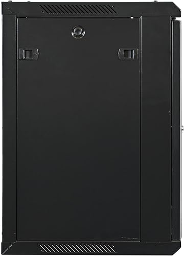 Miniatura 10 de 6U - Gabinete de red profesional de montaje en pared para servidores de 19 pulgadas, color negro