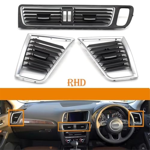 Grille d'aération Q5 2009-2017 avec flux d'air orientable