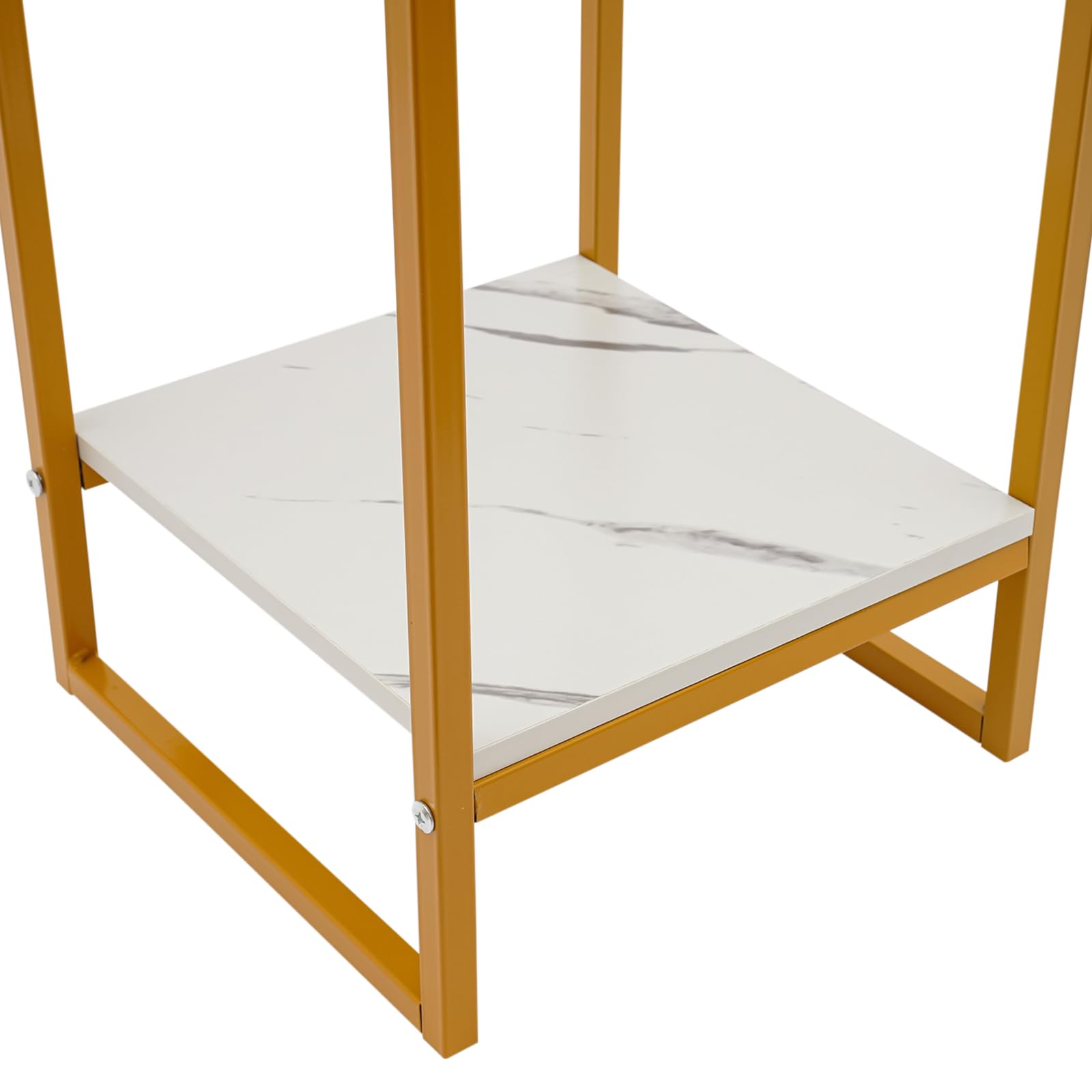 Supporto per fiori in metallo, per piante da interno, colonna decorativa, design antiscivolo, oro