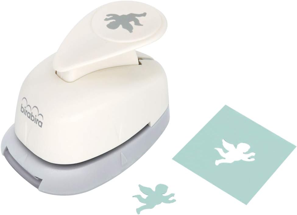 Bira Craft 5/8 inch Boy Angel Shape Lever Action Craft Punch for Paper Crafting Scrapbooking