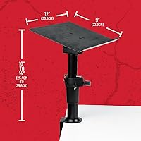 Vista 6 de Gator Frameworks Soporte universal para computadora portátil con abrazadera de escritorio con altura ajustable (GFWLAPTOP2500)