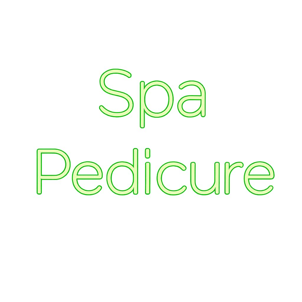 Letrero spa pedicura Cartel Luminoso LED Escaparate, Decoración de Pared en Metacrilato, Luz Brillante, aproximadamente 60cm alimentación 12v