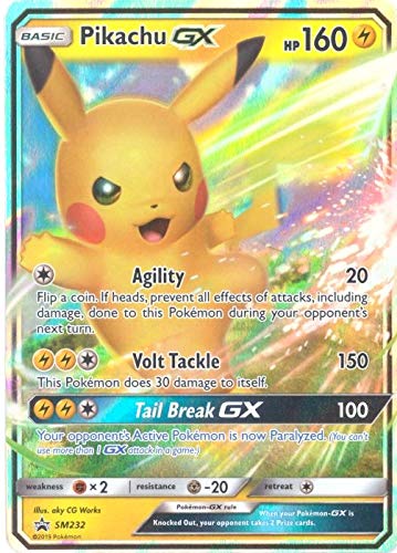 Pikachu GX - SM232 - SM Black Star Promos