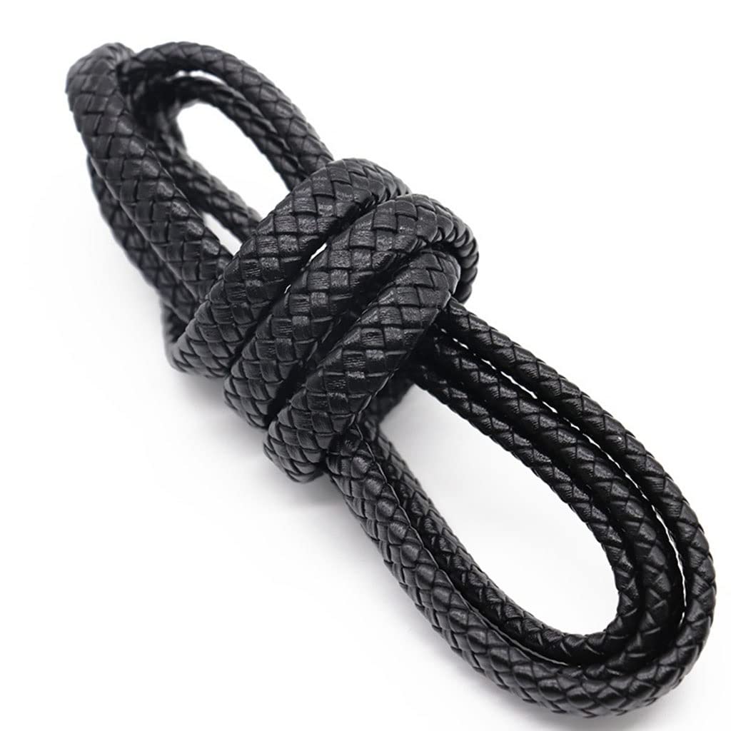 Leather jewelry cord, 1Meter Vintage Black Brown s 8mm 10mm 12mm Flat Cord for Bracelet Jewelry Making, 1PCS |, Width1meter