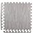 HomeCube USA 3/8 Inch Thick Interlocking Wood Grain Foam Floor 24 in x 24 in (Grey, 16 Sq Ft (4 Tiles))