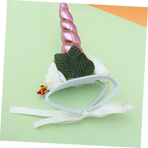 Miniatura 3 de 2 sombreros de unicornio para perro, sombrero de vacaciones, disfraz de unicornio para perro, accesorios de fotografía de mascotas, disfraz para
