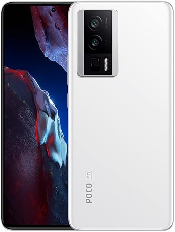 XIAOMI Poco F5 PRO 5G + 4G LTE 256GB + 12GB Global Version Unlocked 6.67" 120Hz 64Mp Ultra Triple Camera Tmobile Mint Tello Metro USA Market + w/Fast Car 51W Charger Bundle White Global