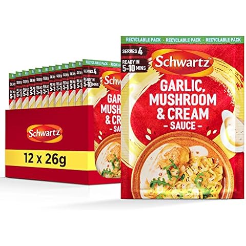 Schwartz Garlic Mushroom Cream Sauce Mix Cover