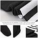 AQOKKA Extra Long Thigh High Socks for Women Striped Over Knee Thigh Socks Long Boot Thigh High Stockings Leg Warmers