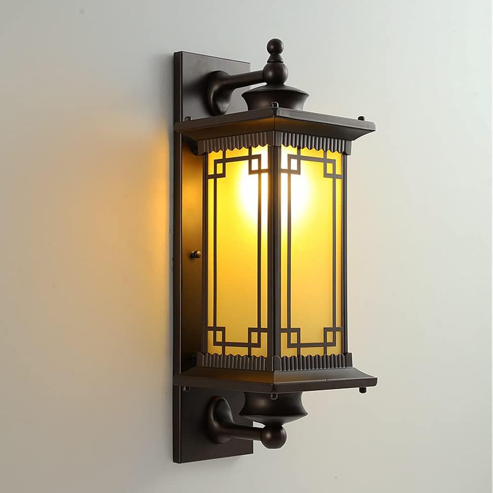 美しい 屋外照明 ウォールランプ アンティーク風 アイアン Amazon.co