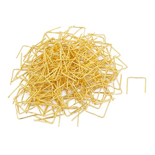 Aexit 300 Pcs Lighting fixtures and controls Chandelier Connector 16mm Wide Gold Tone for Fastening Crystal