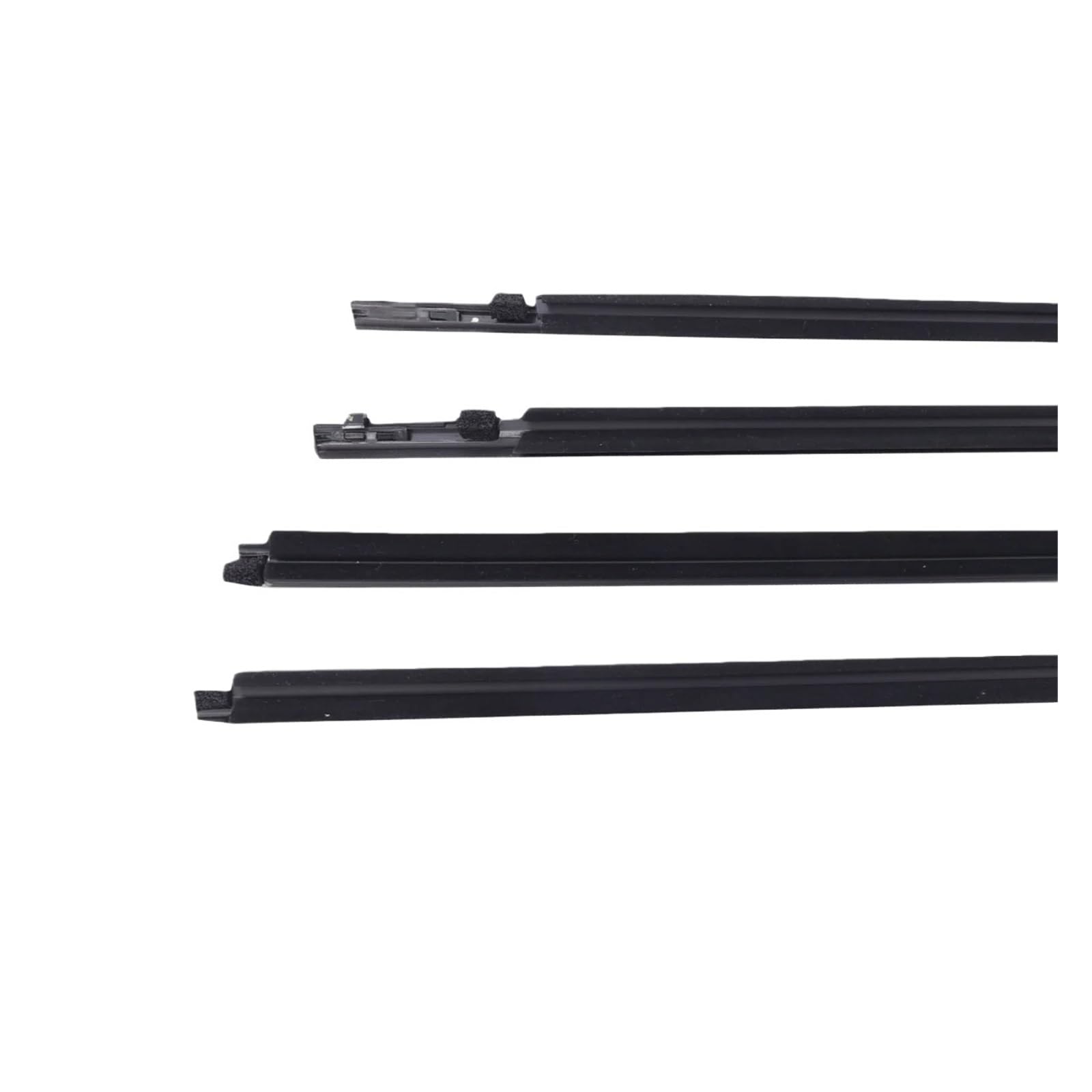 Toudayuhp One Color 4Pcs Car Window Weatherstrip Black Compatible With Accent Vera 2008-2017 82210-0U000 82220-0U000 83210-0U000 83220-0U000