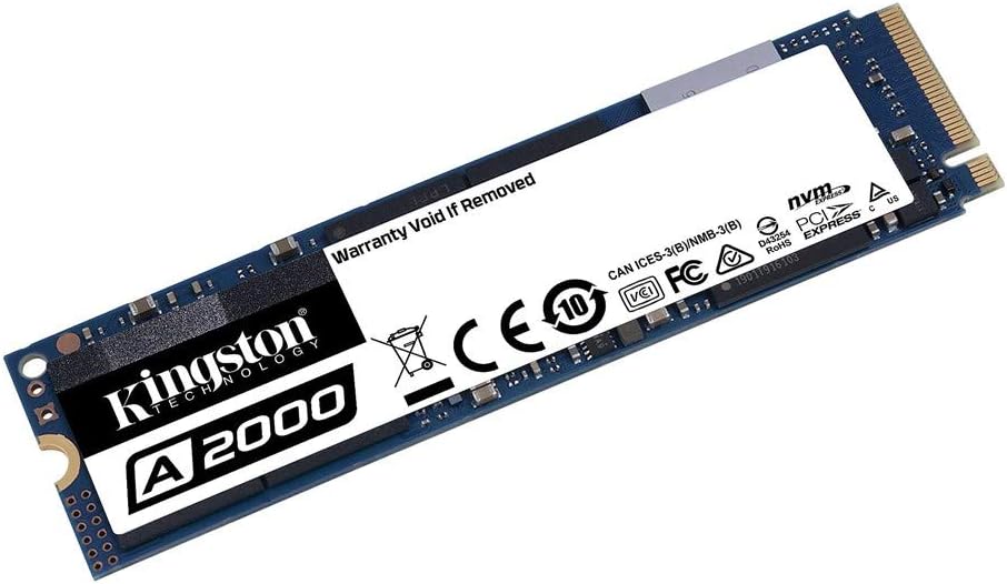 Kingston A2000 1TB PCIe NVMe M.2-2280 Internal Solid State Drive thumbnail 3