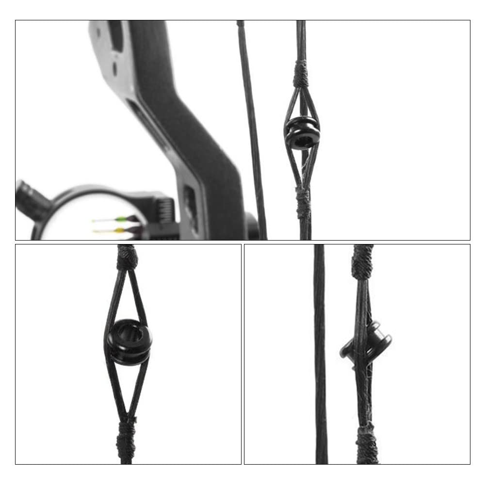DONGKER 3Pcs Peep Sight 1/4 3/16 Tiro con L'Arco Tubo in Silicone per Arco Compound