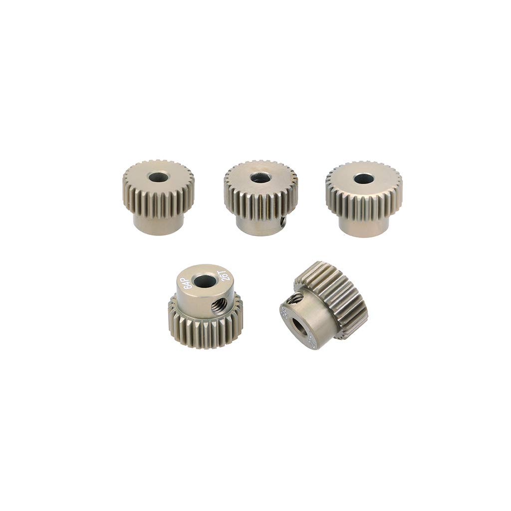 Image secondaire de Fasizi Lot de 5 Pignons 26T à 30T pour Moteurs RC 1/10