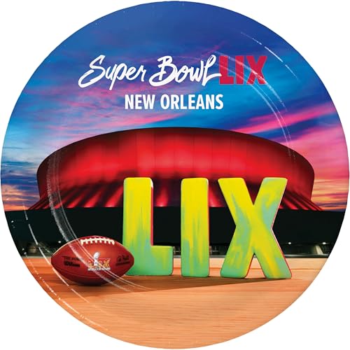 Trendware NFL Super Bowl LIX Dinner Paper Plates, 24 Count