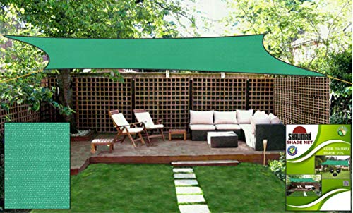 Shalimar Multipurpose Shade Net/Agro Net/Green Net - 75% (Green Colour) (10 ft x 10 ft)