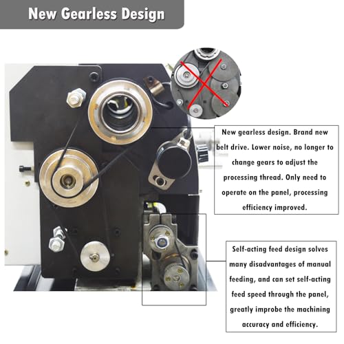 INTSUPERMAI 8x32 Precision Benchtop Lathe