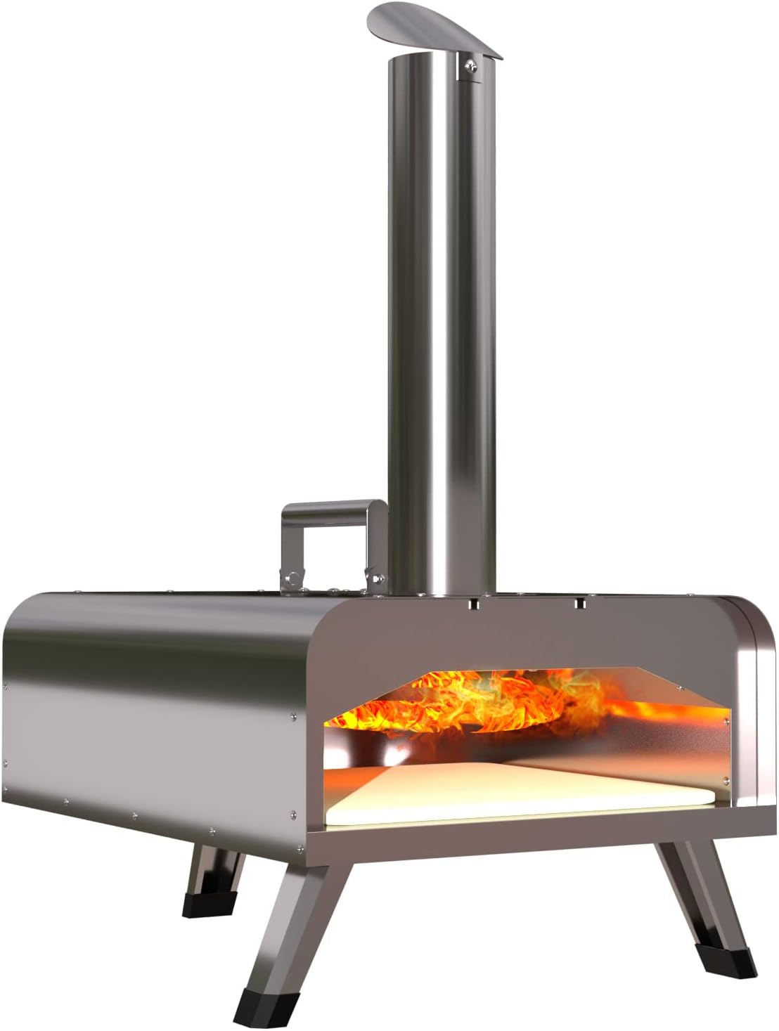 Outdoor Pizza Oven, Wood Fired Pizza Oven for Outside, Gift Package