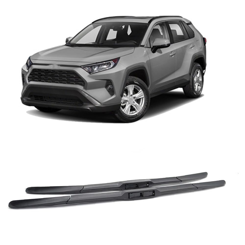 WBWBB Car Front Wiper Blades for Toyota RAV4 XA50 MK5 2018-2023 26"+16", Car Windscreen Wipers Blade Refills Front Wipers Replacement Blades Rubber Strips