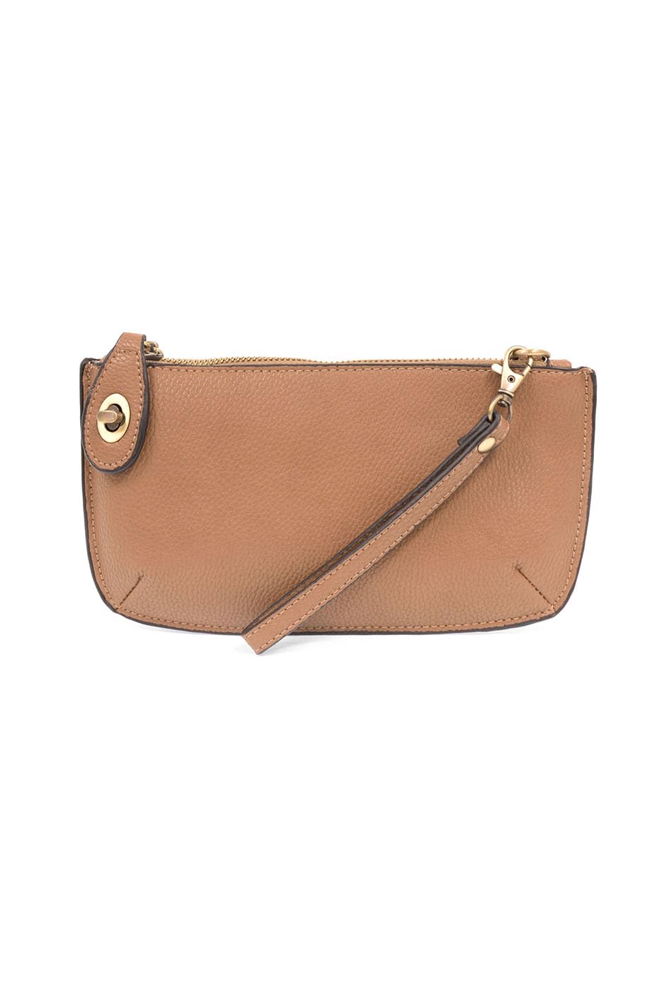 Joy Susan Women's Fashion Purse Mini Crossbody Wristlet Clutch Handbag - Camel