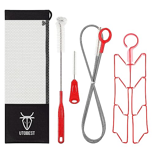 UTOBEST Trinkblase Reinigungsset, Wasserblase Reinigungsbürste 4 in 1, für Universal Wasserspeicher, rot, 1 Set UTOBEST Trinkblase Reinigungsset, Wasserblase Reinigungsbürste 4 in 1, für Universal Wasserspeicher, rot, 1 Set