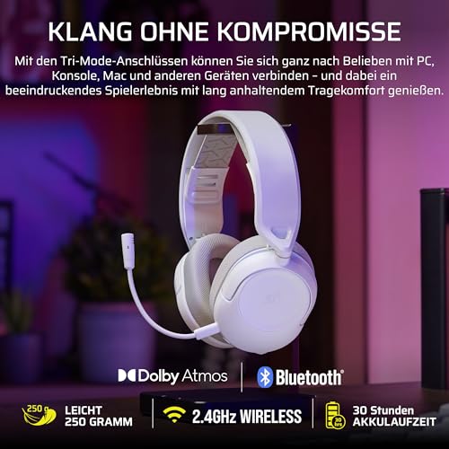 Corsair HS35 v3 Wireless Gaming-Headset mit Mikrofon – Weiß