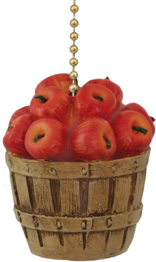 Clementine Design Country Kitchen Apple Basket Ceiling Fan Pull Chain Light Decorative Extension