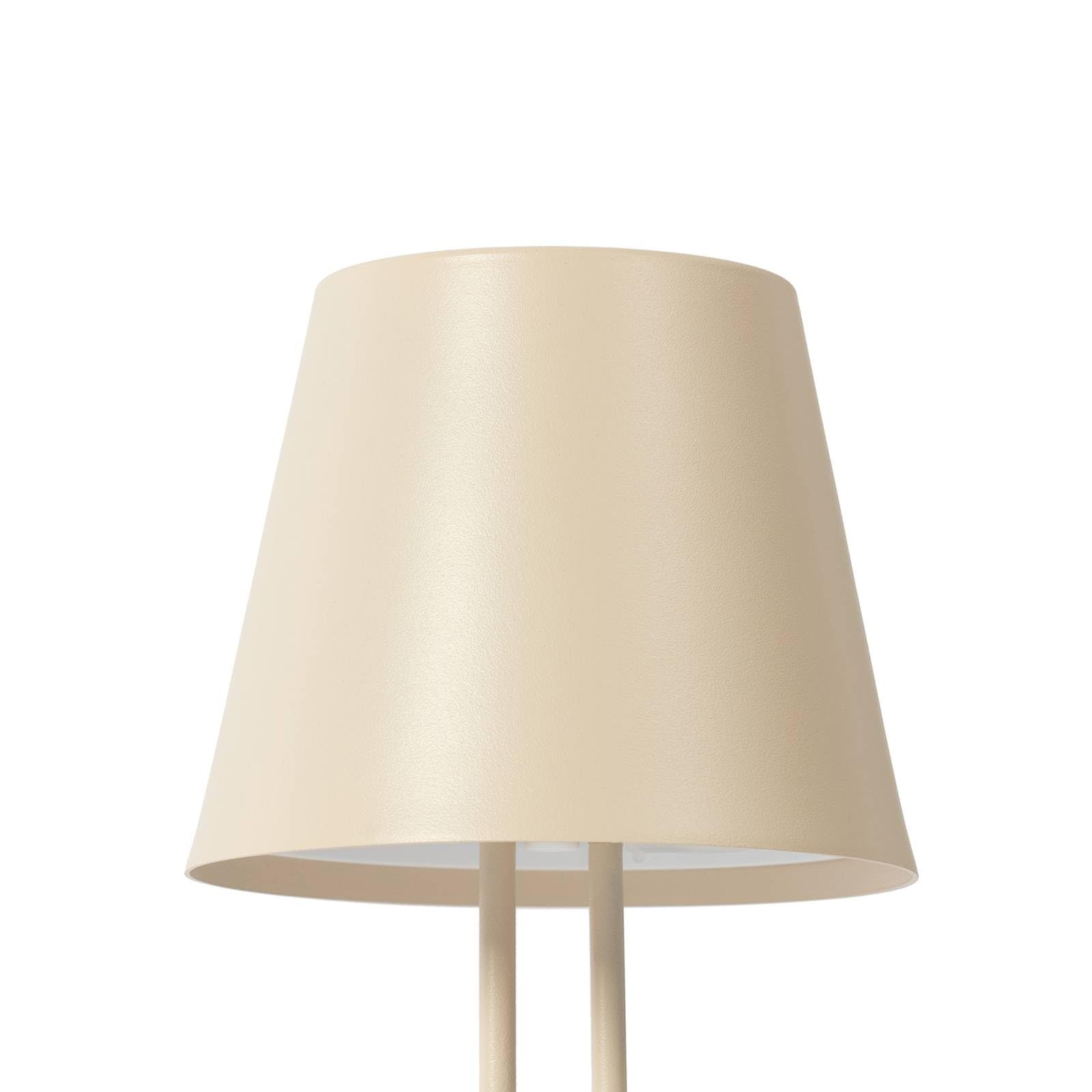 Lindby LED Janea dimmbar (spritzwassergeschützt (Modern) in Creme aus Metall (1 flammig,)