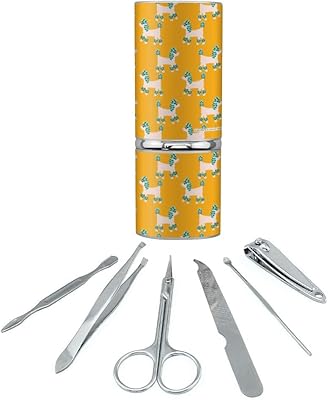 Lash Poodles Stainless Steel Manicure Pedicure Grooming Beauty Care Travel Kit