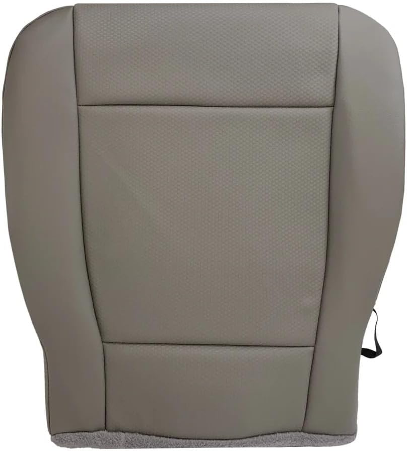 Auto Seat Replacement, Compatible with 2017-2020 Ford F250 F350 F450 XL VINYL Work Truck GRAY Driver Bottom Seat Cover Replacement