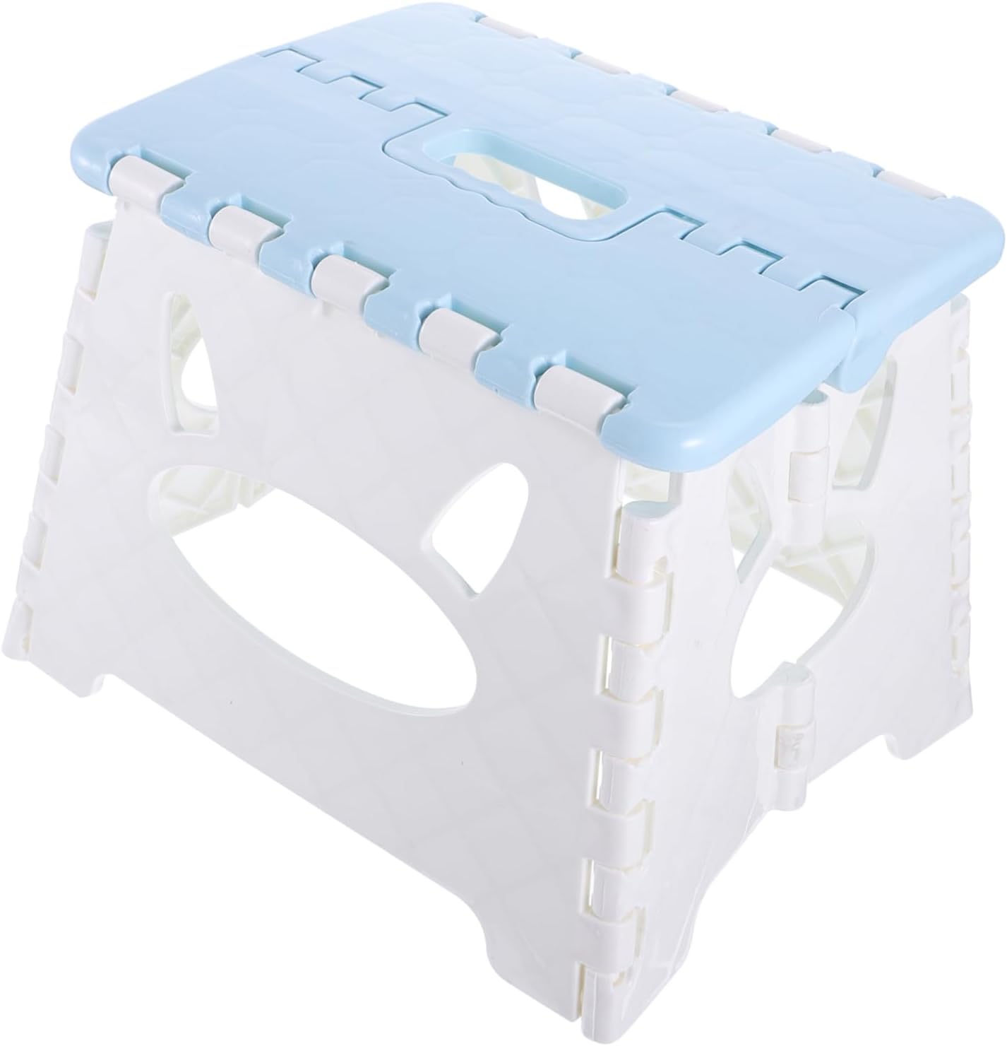 Portable Folding Stool for Adults Sturdy Plastic Compact Step Stool for Kitchen Bathroom Camping Fishing Lightweight and Wear Resistant with Smooth Fold Design
