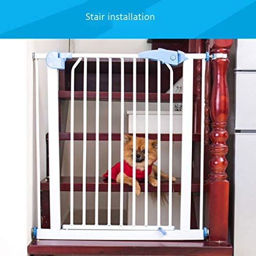 Porte d'escalier sans perforation pour protéger vos balustres fragiles