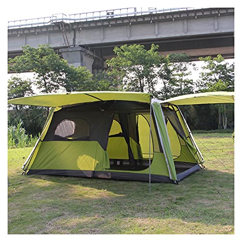 Carpa 8 personas para acampar sin estrés por el clima con doble capa protectora