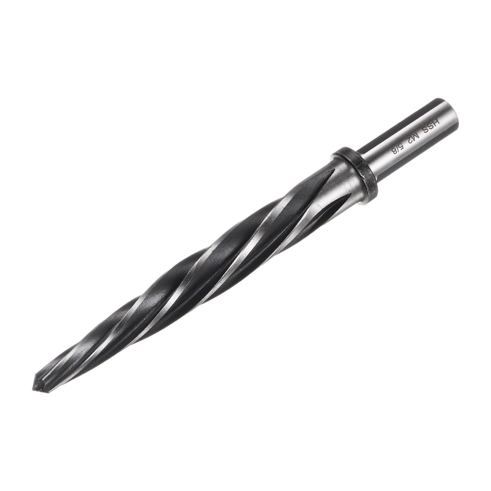 QUARKZMAN Konische Reibahle 15 mm, M2 HSS Spiralnuten-Brückenreibahle mit 1/2" Schaft zum Reiben von Metalllegierungen, Aluminium, Holz und Kunststofflöchern