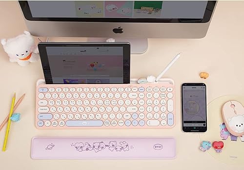 Miniatura 4 de BT21 minini Teclado inalámbrico multiemparejamiento (galleta)