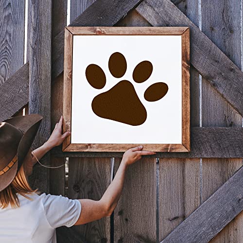 Dog Paw Stencil - Reusable Stencils For Painting - Mylar Stencil For Crafts And Decorations #TOP3