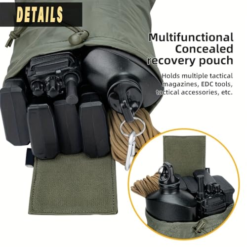 Pochette tactique pliable Molle : évitez la perte de vos outils EDC avec l'ouverture rapide CP - 5