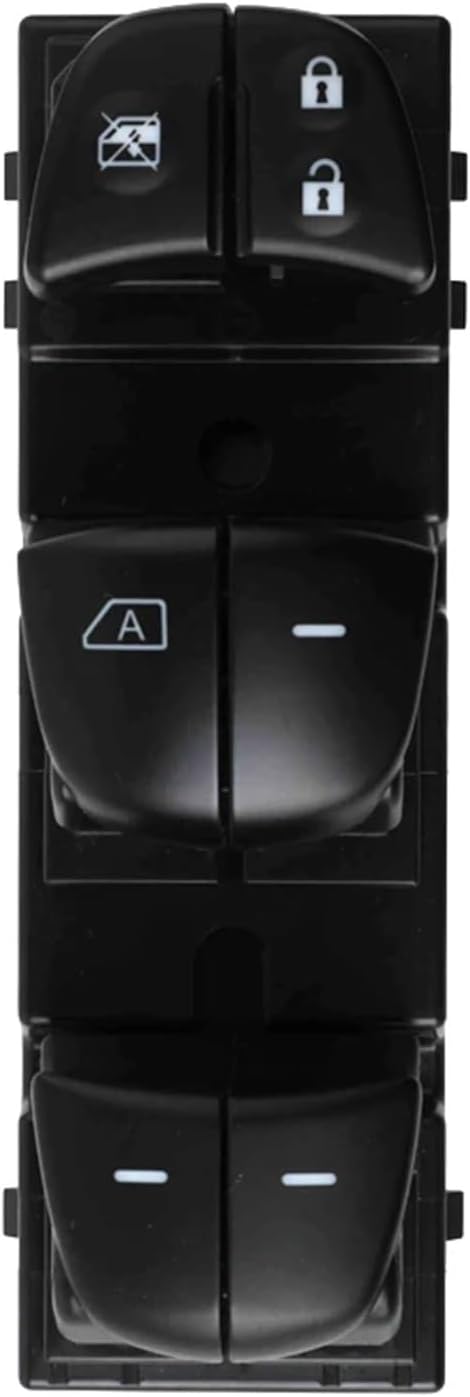 Car 25401-3DF0B Master Electric Power Window Switch Compatible with Nissan Juke Altima Tiida Sylphy X-Trail Qashqai Rogue 2010-254013DF0B(Luxury)