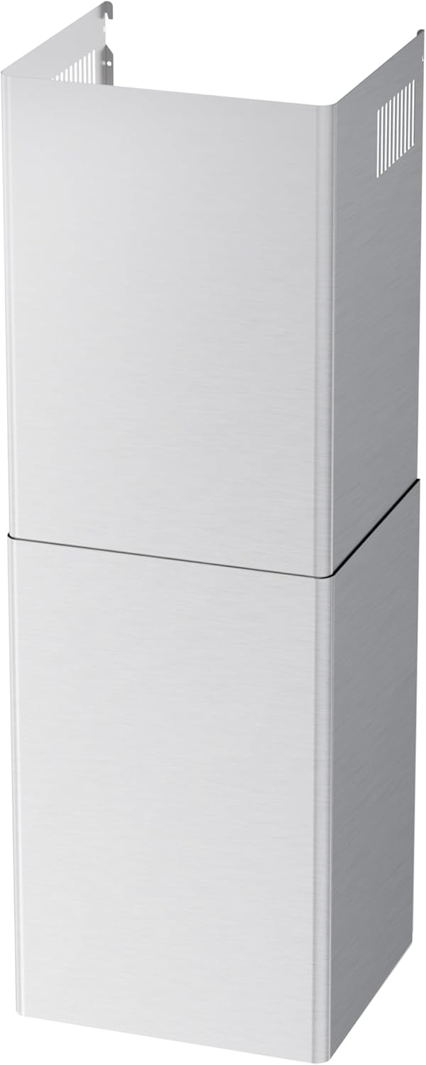 Range Hood Extension Chimney FGS-TG26S-ZST, Stainless Steel Wall Mount Chimney Extension for FIREGAS Glass Wall Mount Range Hood FGS-USG26G75CC