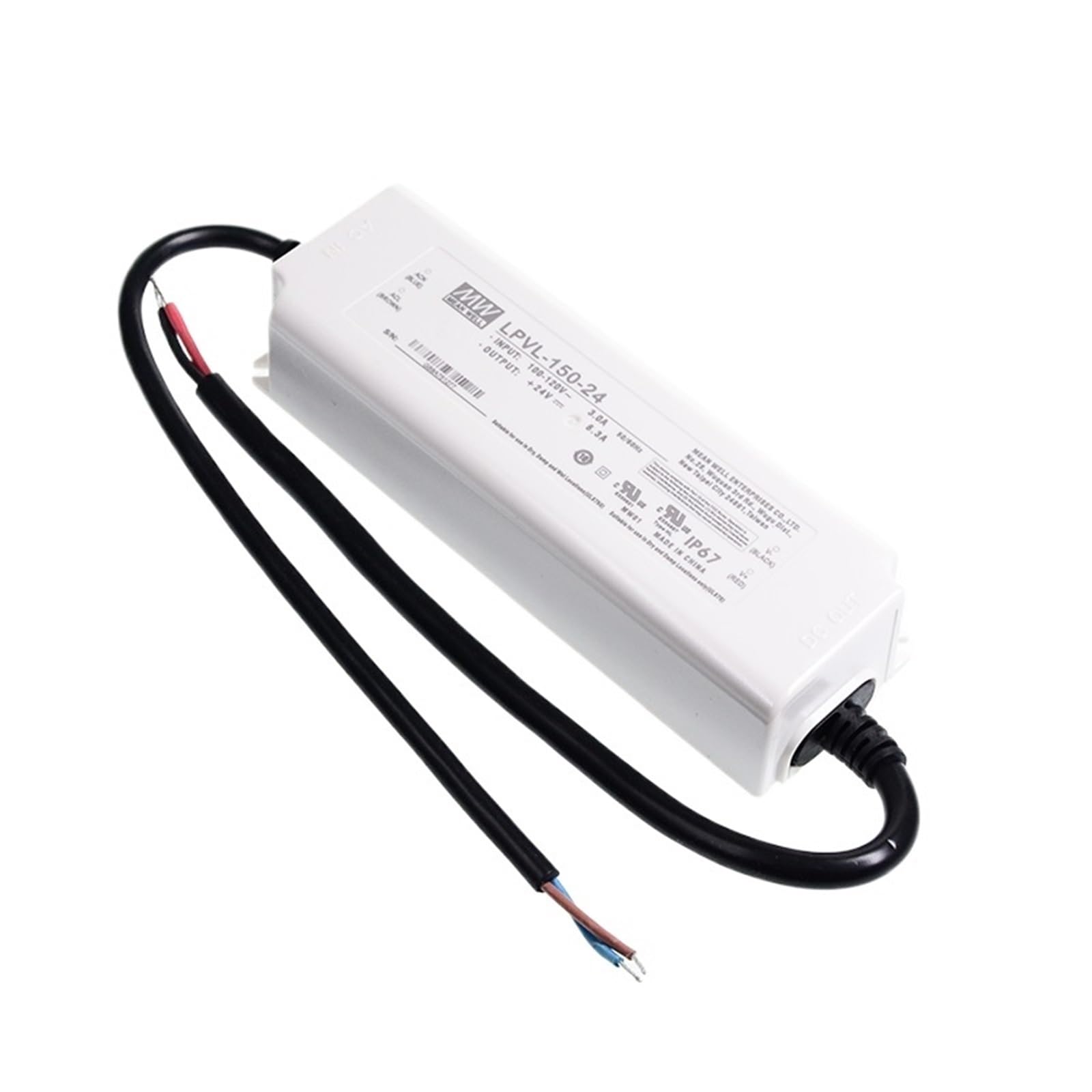 Pilote LED LPVL-150-24 transformateur 24V pour l'eclairage de terrasse
