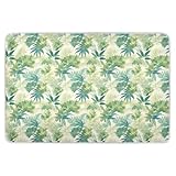 Dreamy Sea Green Fern Extra Large Resuable Changing Pad Covers Highly Absorbent Baby Pee Pads Machine Washable Cradle Mattress for Children Adults Pets 52