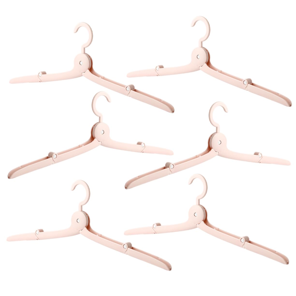 CHILDWEET 6pezzi Grucce Pieghevoli Per Abiti Organizer Da Viaggio Appendiabiti Da Viaggio Gruccia Per Armadio Grucce Per Viaggi Compatte e Resistenti