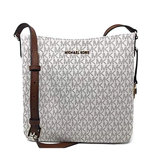 Jet Set Travel Large Messenger Crossbody Shoulder Bag Vanilla Signature