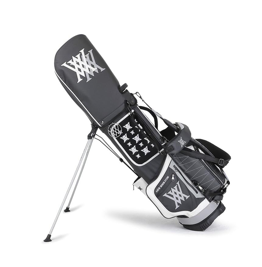 Amazon | アニューゴルフ(ANEW GOLF) キャディバッグ DOUBLE LOGO 