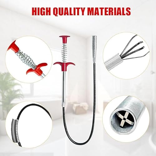 Qwatuy DRAIN SNAKE Hair Drain Clog Remover Tool thumb #5