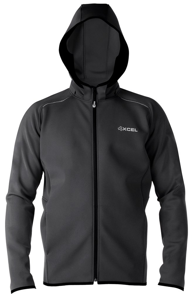 XCEL Mens Ventiprene 2mm Jacket (Black, Small)